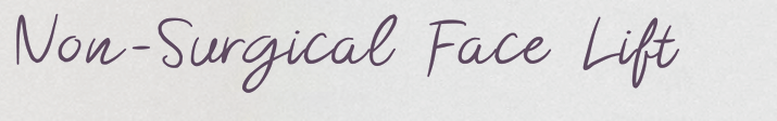 Non-surgical face lift